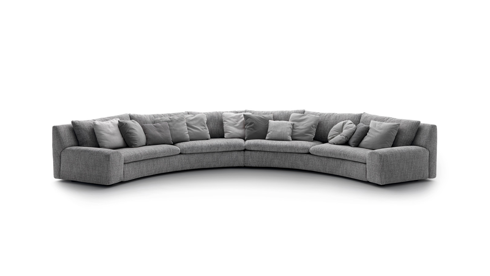 arflex- Benben – sofá – curvo - componible – diseño – Cini – Boeri– tejido – sala – hotelería – proyecto – lujo – dos asientos-tres asientos- hechoenitalia- desenfundable –contemporáneo-moderno