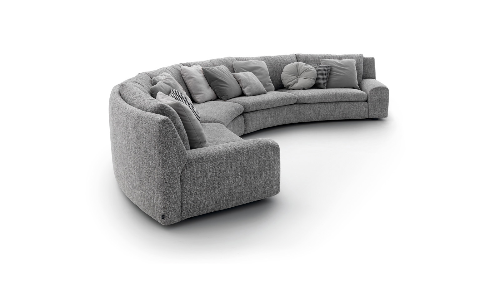 arflex- Benben – sofá – curvo - componible – diseño – Cini – Boeri– tejido – sala – hotelería – proyecto – lujo – dos asientos-tres asientos- hechoenitalia- desenfundable –contemporáneo-moderno