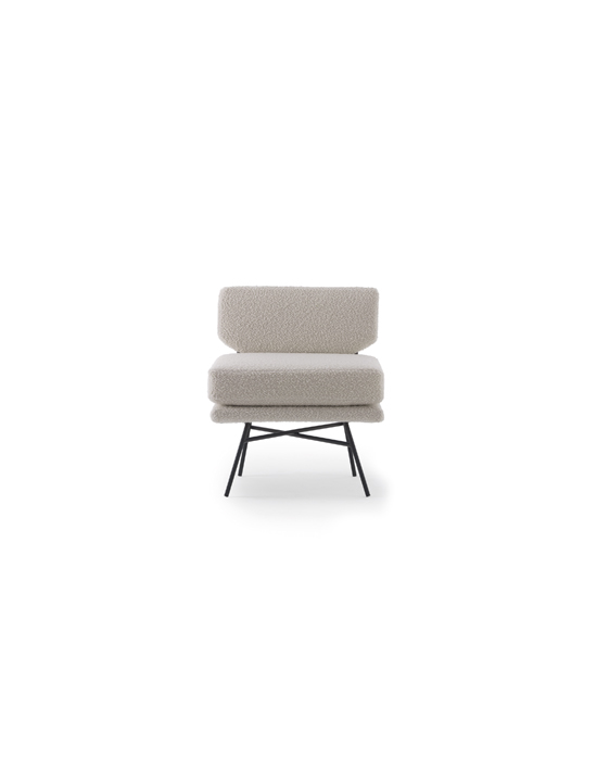 arflex – Elettra –sillón- diseño -B.B.P.R.-  tejido – cuero – respaldo –bajo- sala –hotelería – icónico – años ’50- proyecto – lujo – hechoenitalia– desenfundable-moderno- contemporáneo