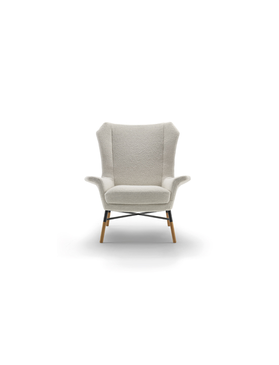 arflex-Giulietta-poltrona-design-B.B.P.R.-tessido-couro- alto- encosto- estar-hospitalidade-iconica-anos50-luxo-projeto-madeinitaly-moderno-contemporâneo