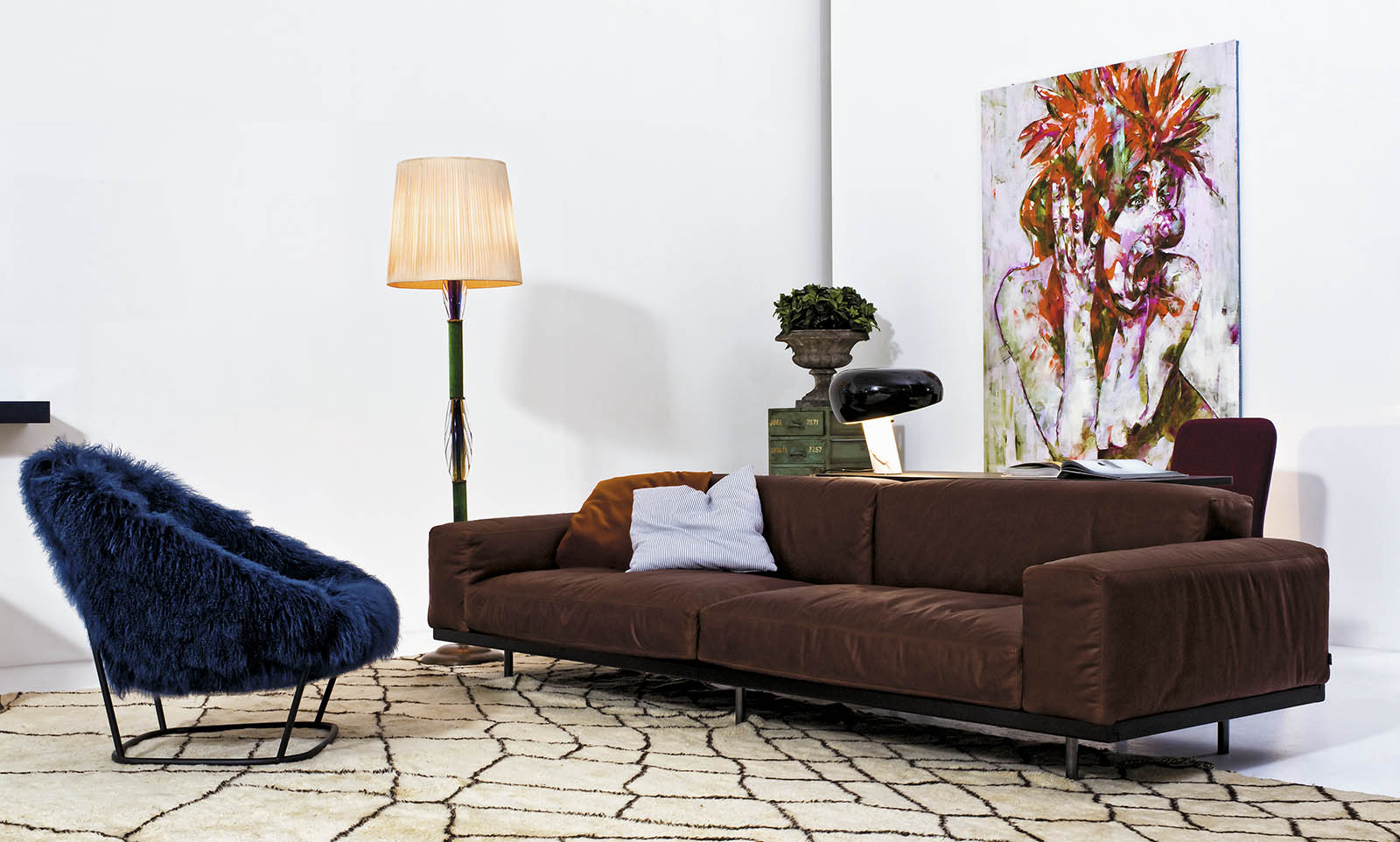 arflex-Katrin-扶手椅-设计-Carlo-Colombo-毛皮-靠背-高-居住-招待-项目-豪华-意大利制造-可移除-现代-当代