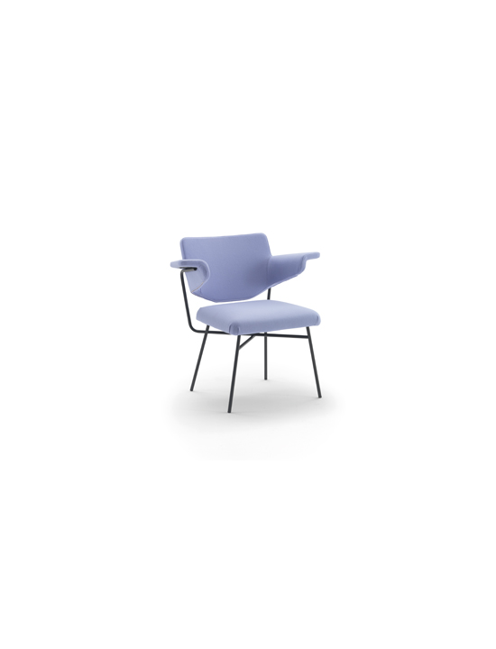 Arflex-Neptunia- cadeira-design-B.B.P.R.- tessido- encosto- com- braços- jantar-hospitalidade-icônico-50s-luxo-projeto-madeinitaly-moderno-contemporâneo