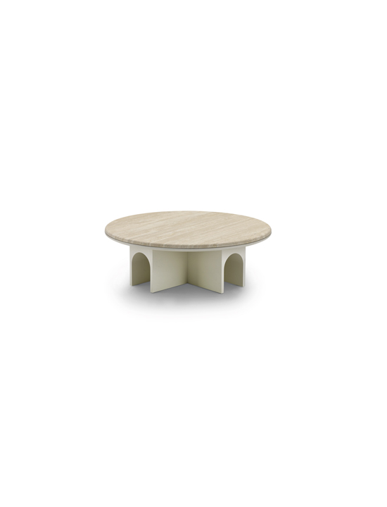 arflex-Arcolor-petitetable-service-rond-design-Jaime-Hayon-marbre-Carrara-Marquinia-Quarzite-silver-travertin-salon-bureau-collectivité-projet-luxe-madeinitaly-moderne-contemporain