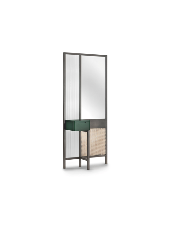arflex-Threshold-partition- coathanger-sideboard-vanity-linear-design-Neri-Hu-rattan-brass-high-low-délabré-living-office-hospitality-project-luxury-madeinitaly- modern-contemporary