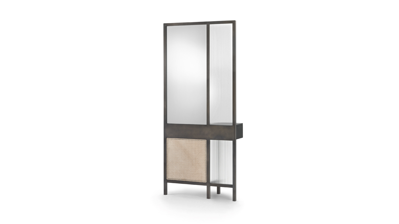 arflex-Threshold-partition- coathanger-sideboard-vanity-linear-design-Neri-Hu-rattan-brass-high-low-délabré-living-office-hospitality-project-luxury-madeinitaly- modern-contemporary