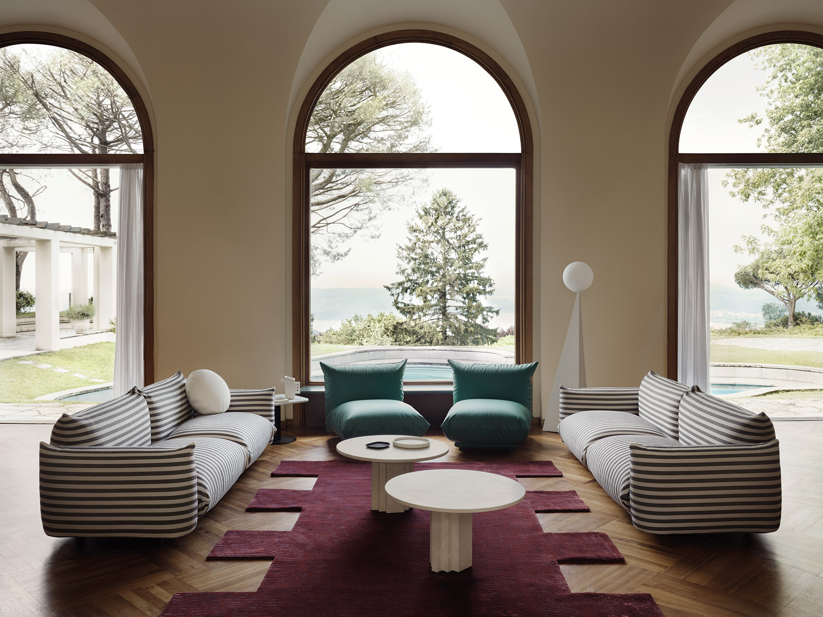 Casa Padrino Designer Marmor Aschenbecher Schwarz 21 x 21 x H. 7